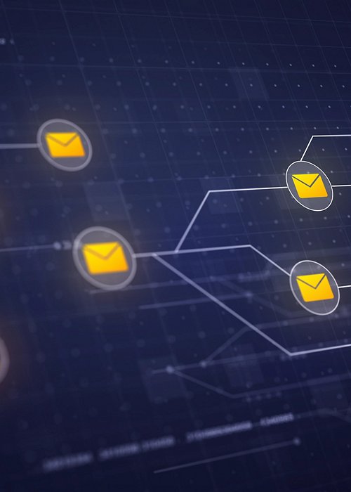 Email Messages Network Circuit Board Link Connection Technology Email Messages Network Circuit Board Link Connection Technology