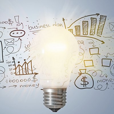 Light bulb banner, marketing concept, business idea. info graphic Light bulb banner, marketing concept, business idea. info graphic