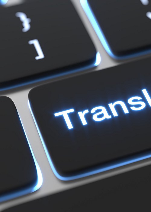 Translate text written on keyboard button. Online language translation. Translate text written on keyboard button. Online language translation.