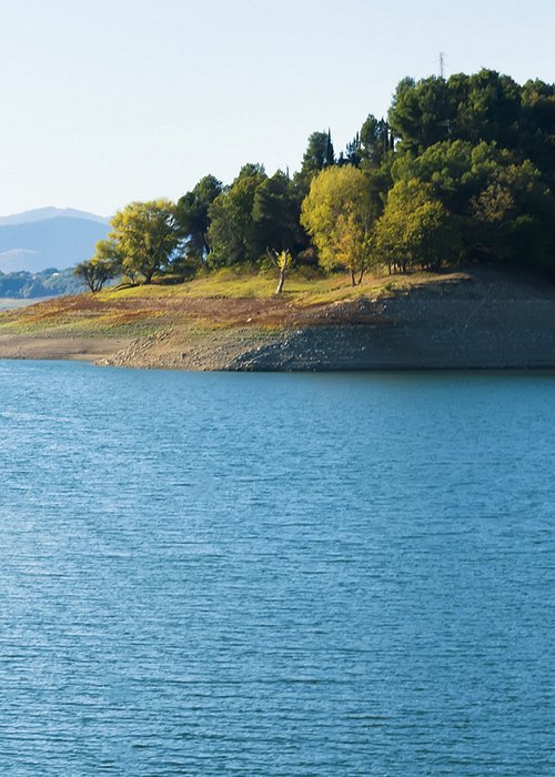 beautiful relax landscapes over the Pertusillo lake in val d'agri, basilicata beautiful relax landscapes over the Pertusillo lake in val d'agri, basilicata