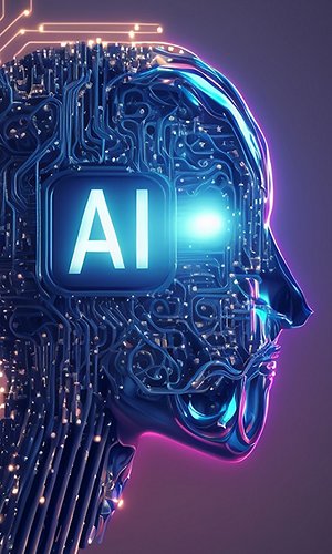 future artificial intelligence robot and network system background