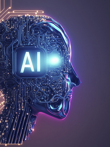 future artificial intelligence robot and network system background