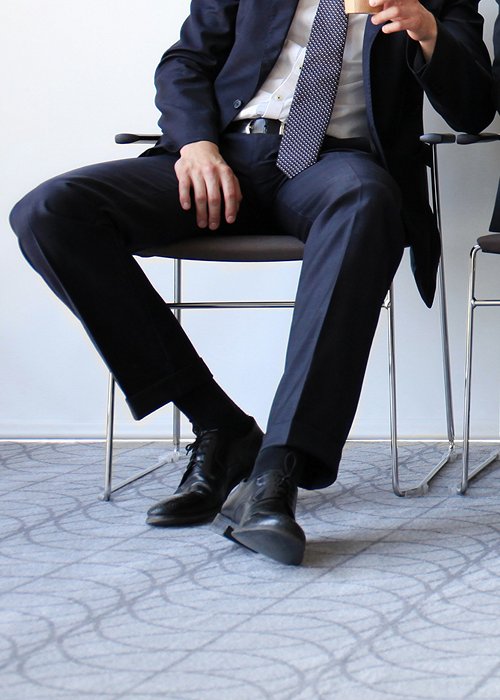 Business people waiting for job interview