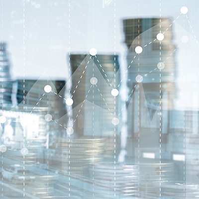 Banking finance investment concept. Double exposure image of growth business with city background. Currency growth market statistics with global foreign. Exchange payments banking global investments. Banking finance investment concept. Double exposure image of growth business with city background. Currency growth market statistics with global foreign. Exchange payments banking global investments.