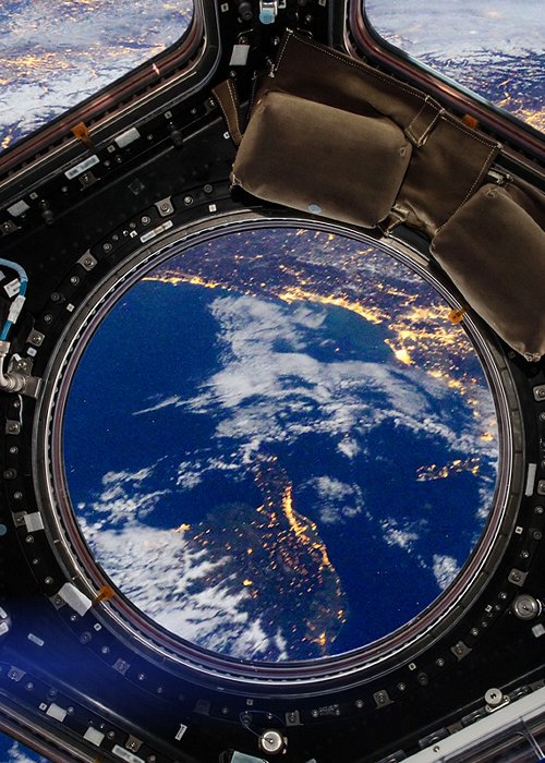 Earth and Spacecraft. Elements of this image furnished by NASA. Earth and Spacecraft. Elements of this image furnished by NASA.