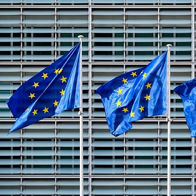 EU flags in front of European Commission EU flags in front of European Commission