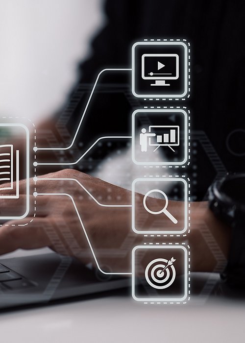 Online education concept, e-learning, learn on internet at home Online education concept, e-learning, learn on internet at home