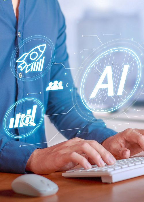 AI-Powered SEO Optimization in a Modern Workspace