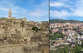 Matera, historic city in Basilicata, Italy