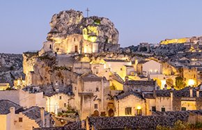 Twilight Over Matera
