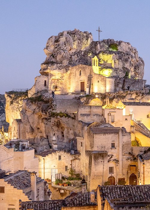 Twilight Over Matera