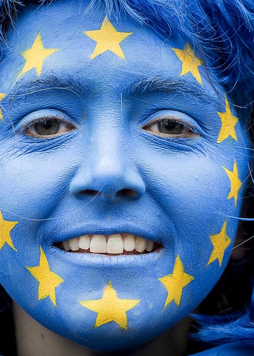 EU at energy crossroads protest in Brussels