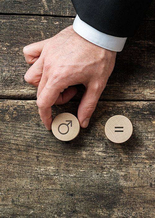 Gender equality conceptual image Gender equality conceptual image