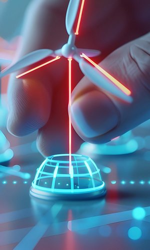 Holographic Renewable Energy Grid Management Concept for Sustainable Future