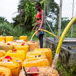 Access to drinking water in Congo Access to drinking water in Congo