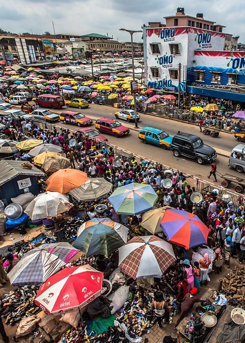 Mercato Kejetia in Africa, Ghana