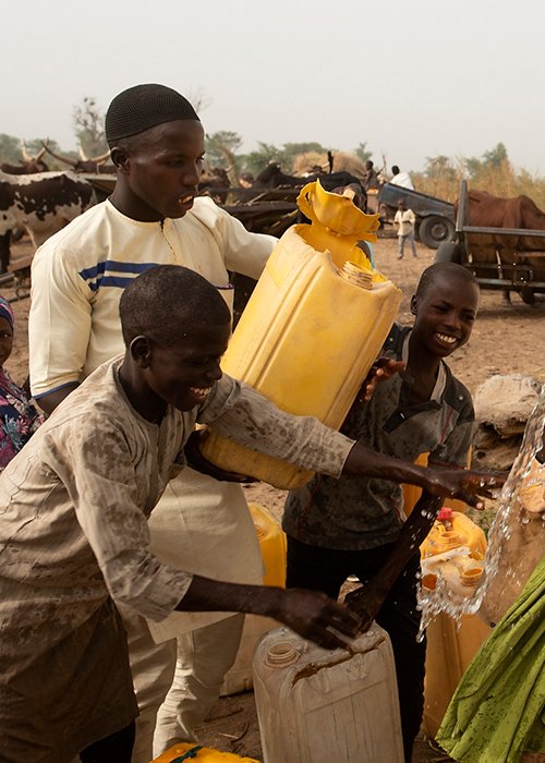 sostenibilità nigeria pozzi acqua