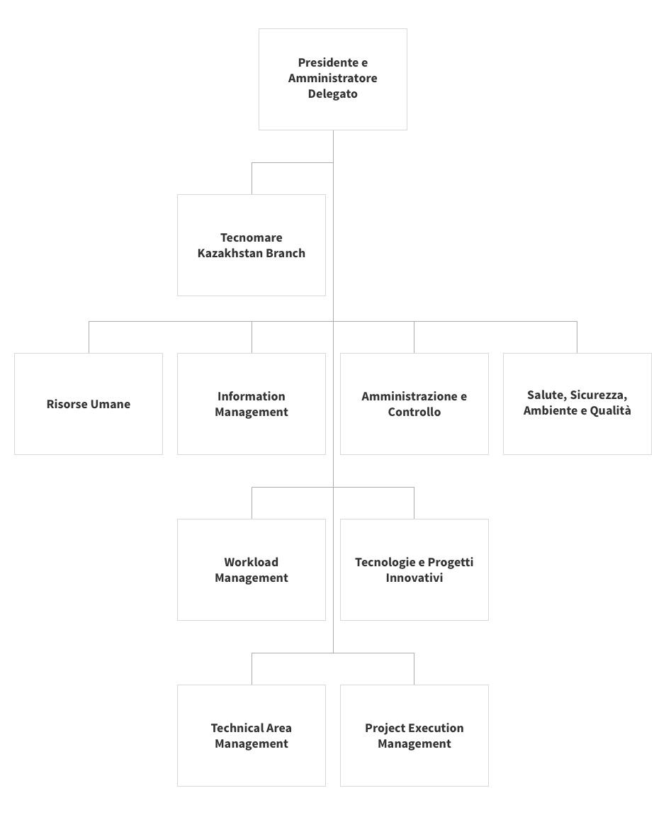 tecnomare organigramma