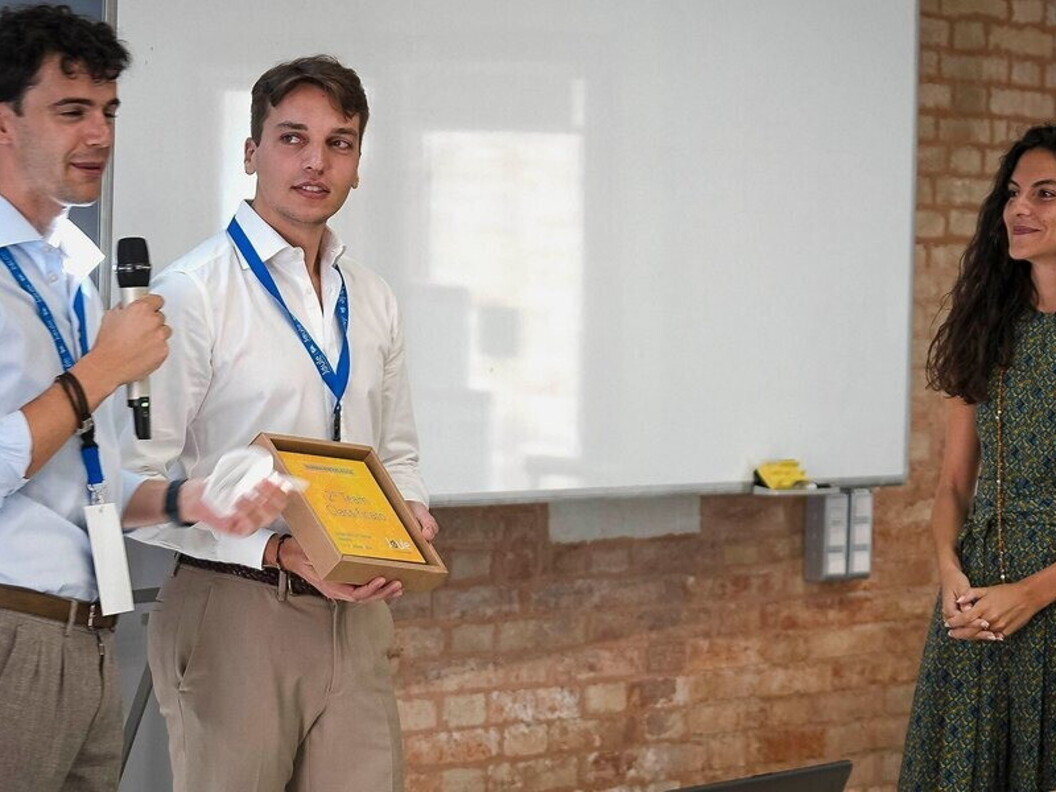 Drop off, secondo team vincitore, startup fondata da Gianmarco Raho e Lodovico Graepel