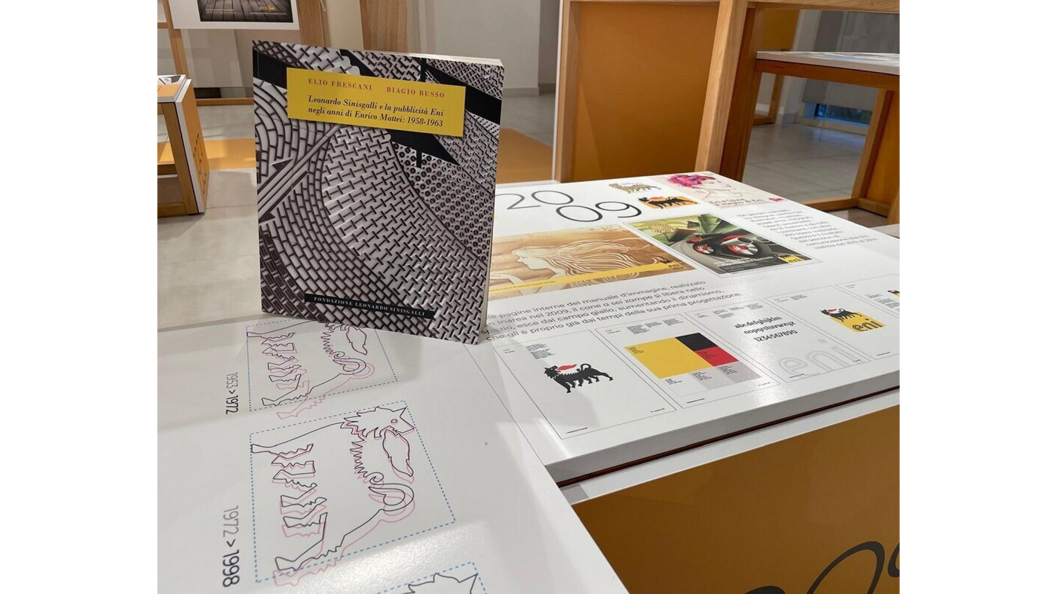 Il libro di Leonardo Sinisgalli presentato durante l'inaugurazione della mostra