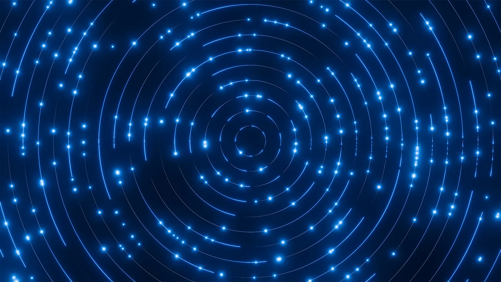 Luminous lines in a vortex effect.